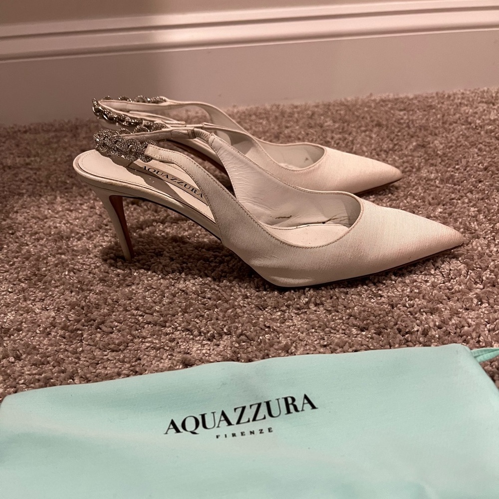 Aquazzura Love Link Pump 75-Size 39 1/2